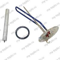 ТЭН 1,5 кВт левый для Ariston ABS VELIS EVO WIFI 80-100, комплект (tenko15LABSVLSEVOWIFI80100)