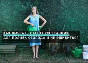 Как выбрать насосную станцию для полива огорода и не ошибиться