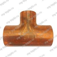 Тройник медный на 28х22х28 мм пайка (troymed2822pay)