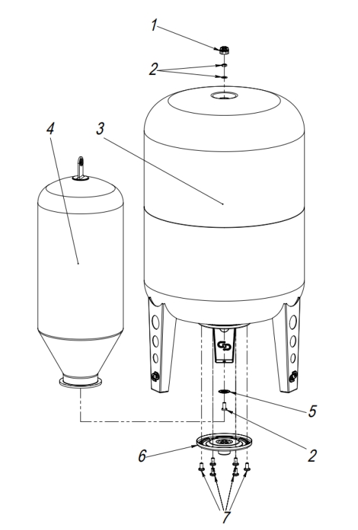 Запчасти Ariston для гидроаккумулятора Джилекс 100 ВПк купить в Волгограде
