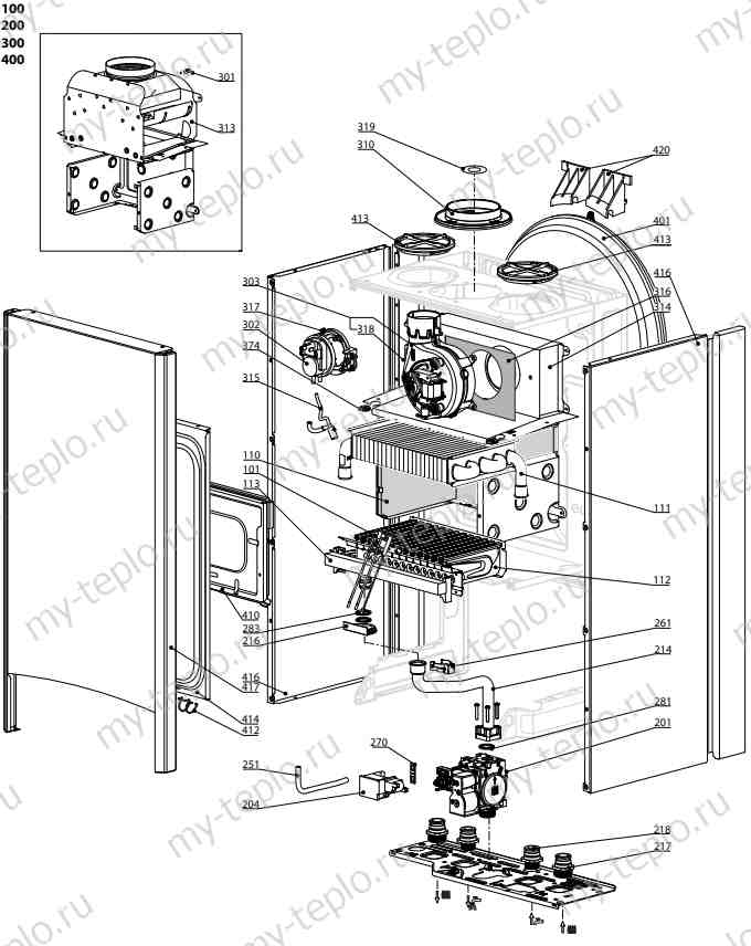 Запчасти Ariston GENUS X 24 FF купить в Волгограде
